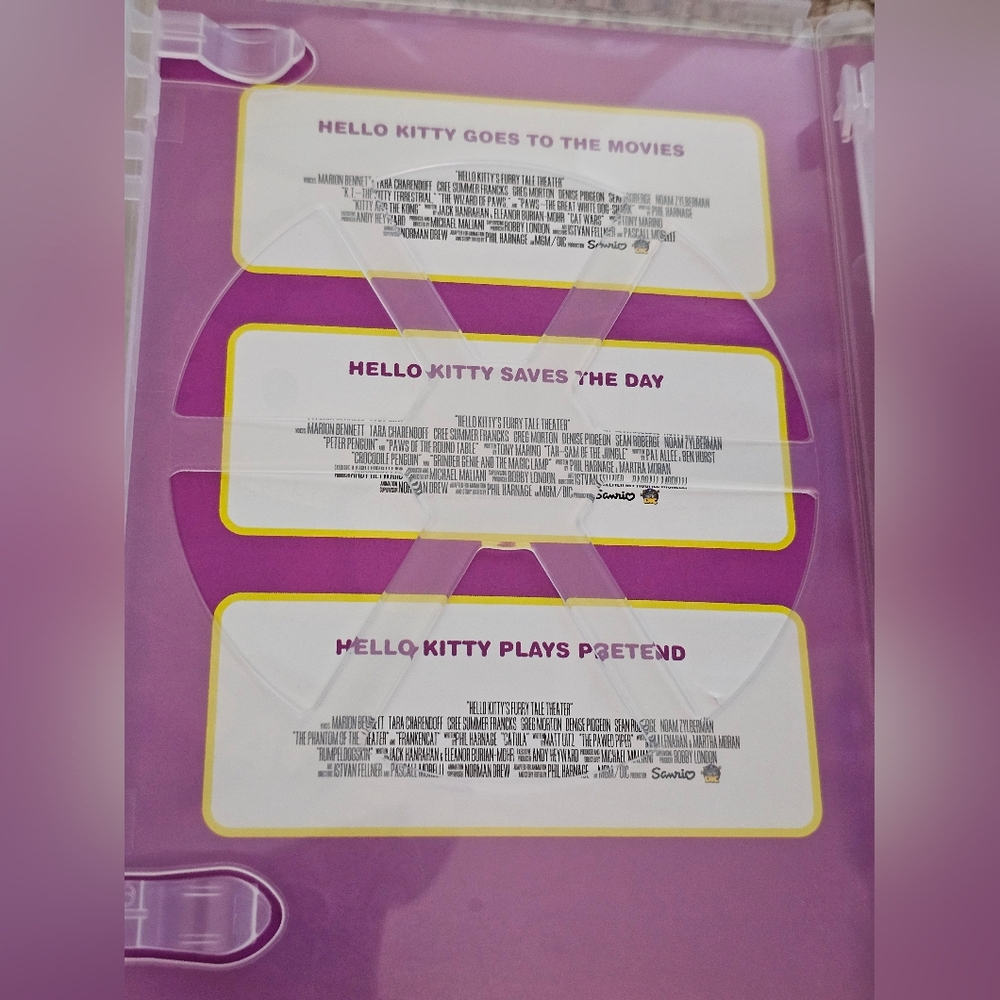 Hello Kitty Triple Feature Pack (DVD 2-Disc Set) - Excellent Condition - Picture 3 of 5